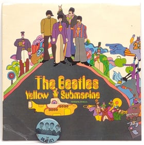1969 The Beatles Yellow Submarine Record PCS 7070