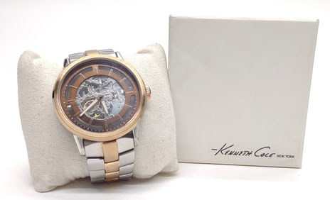 Kenneth Cole Mens Automatic Skeleton Watch (Works)