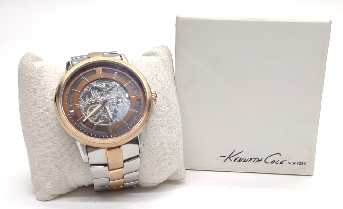 Kenneth Cole Mens Automatic Skeleton Watch (Works) (1 of 7)