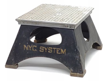 NYC System Railroad Conductors Step Box / Stool