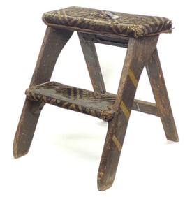 Antique Railroad Pullman Porter's Step Ladder