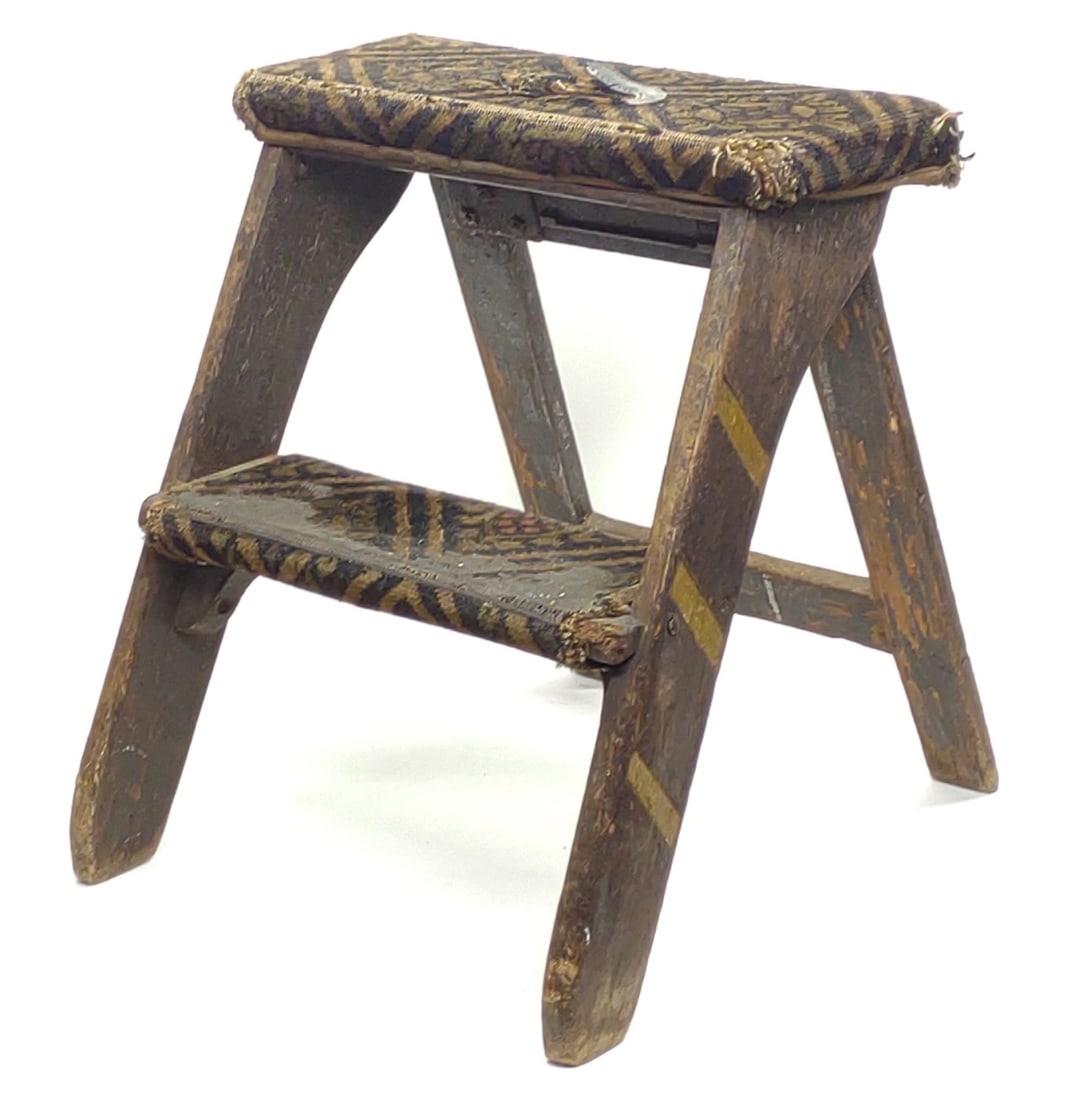 Antique Railroad Pullman Porter's Step Ladder (1 of 10)