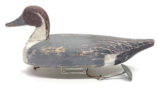 North Carolina Balsa Pintail Drake Duck Decoy
