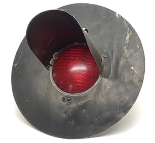 W RRS Railroad Crossing Signal Light (Works)