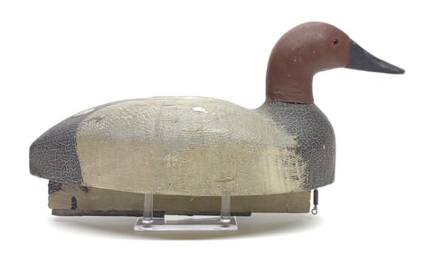 Midwest Bobtail Canvasback Drake Duck Decoy