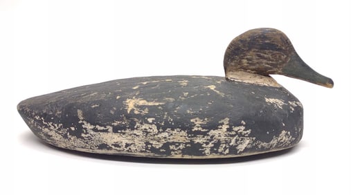 Antique Balsa Black Duck Decoy