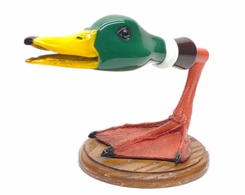 L.J. Walton Mallard Drake Duck Call w/ Stand
