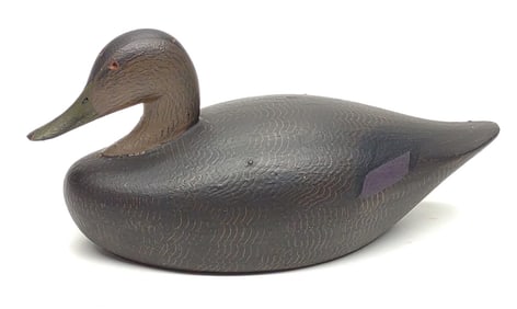 Ken Harris Black Duck Miniature Decoy