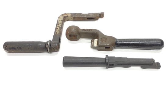 (3) Railroad Locomotive Train Brake Handles