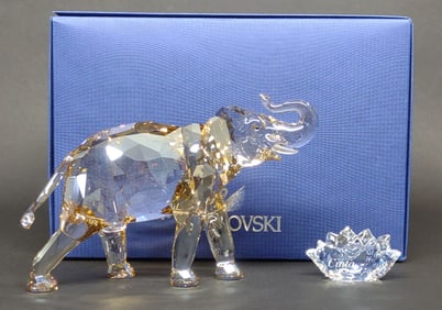 Swarovski Cinta Elephant Crystal Figurine w/ Box