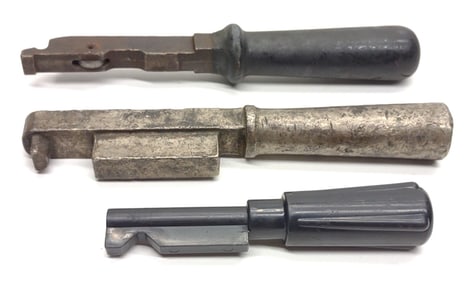 (3) Train Railroad Locomotive Control Handles