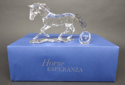 Swarovski Horse Esperanza Crystal Figurine w/ Box