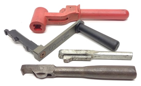 4 Railroad Locomotive Train Brake Control Handles