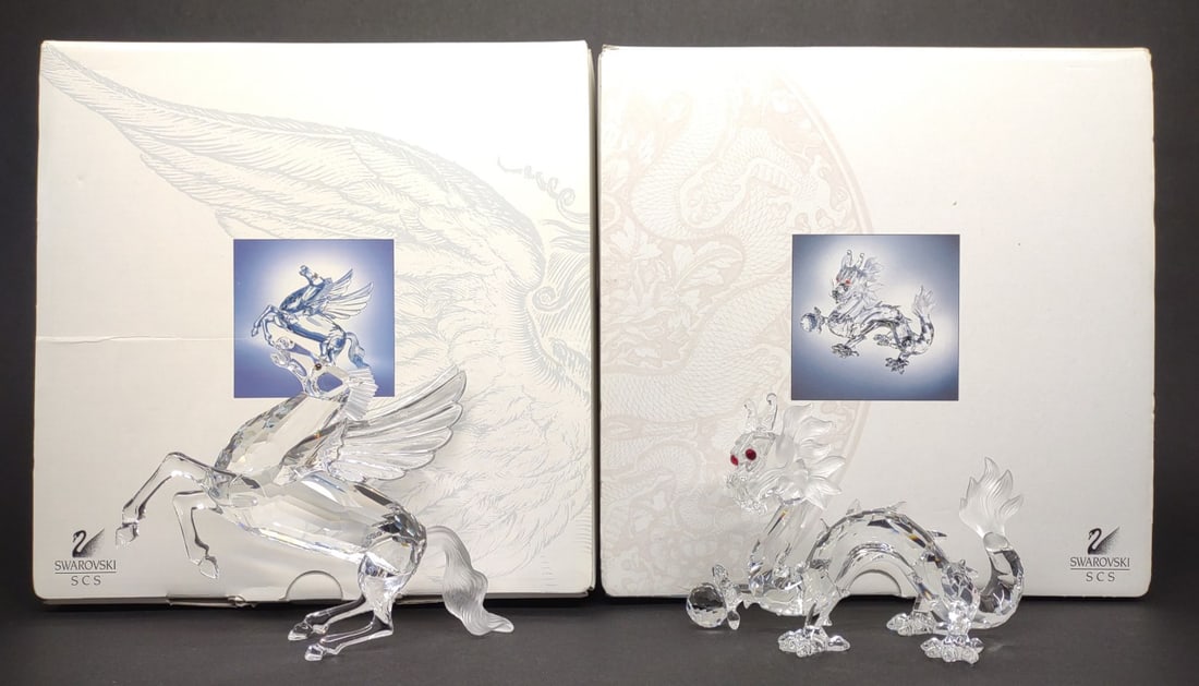 (2) Swarovski Fabulous Creatures Crystal Figurines (1 of 9)