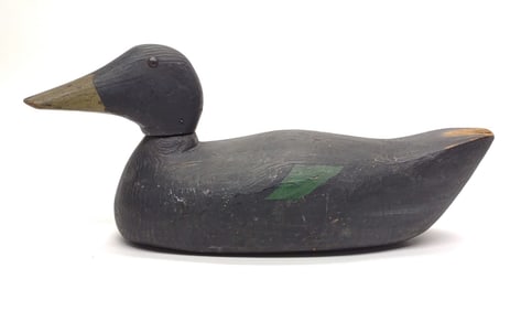 Vintage Factory Black Duck Decoy