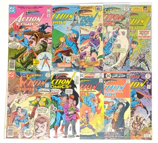 (10) DC Action Comics Superman Comic Books
