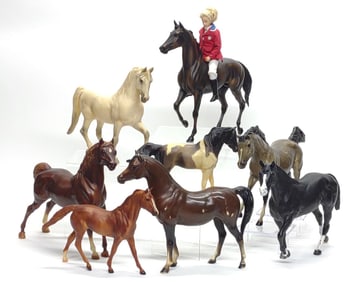 (8) Breyer Model Horse Toys w/ Show Jumper Brenda