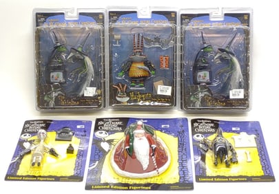 6 NECA Nightmare Before Christmas Action Figures