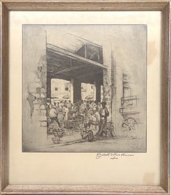 Elizabeth O'Neill Verner Pencil Signed Etching