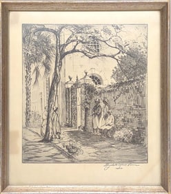 Elizabeth O'Neill Verner Pencil Signed Etching