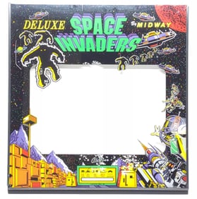 Space Invaders Arcade Game Plexiglass Bezel