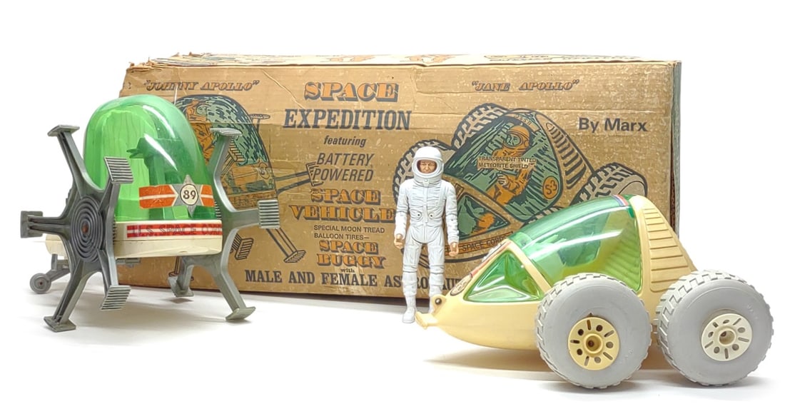1968 Marx Johnny Apollo Space Expedition Toy & Box (1 of 18)