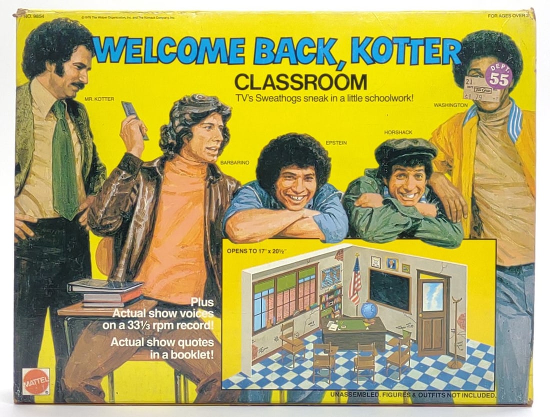 1976 Mattel Welcome Back, Kotter Playset & Box (1 of 9)