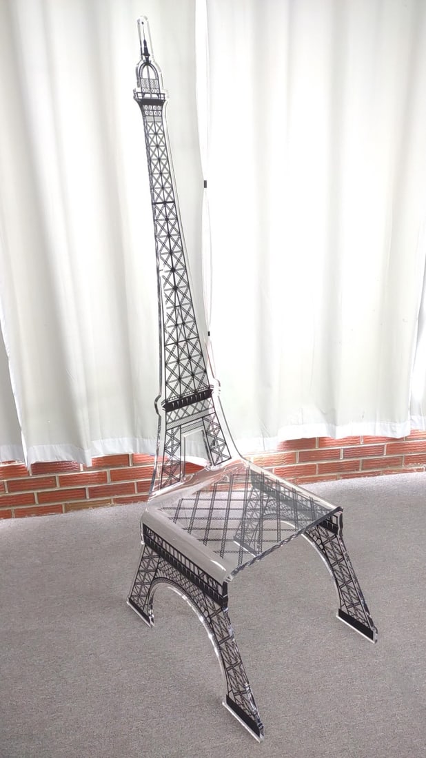 Jean Christophe Bernard Eiffel Tower Acrylic Chair (1 of 10)