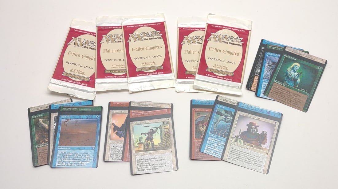 (30) Miscut Sequential MTG Fallen Empires Cards - 15