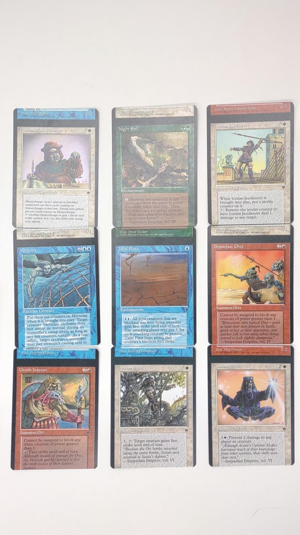 (30) Miscut Sequential MTG Fallen Empires Cards - 3