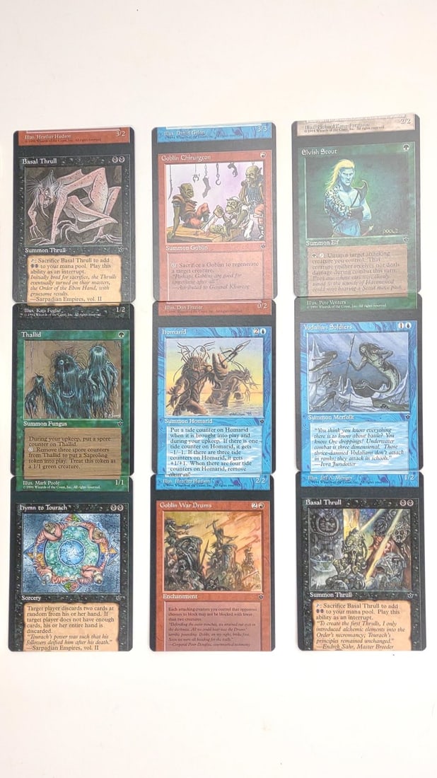 (30) Miscut Sequential MTG Fallen Empires Cards - 5