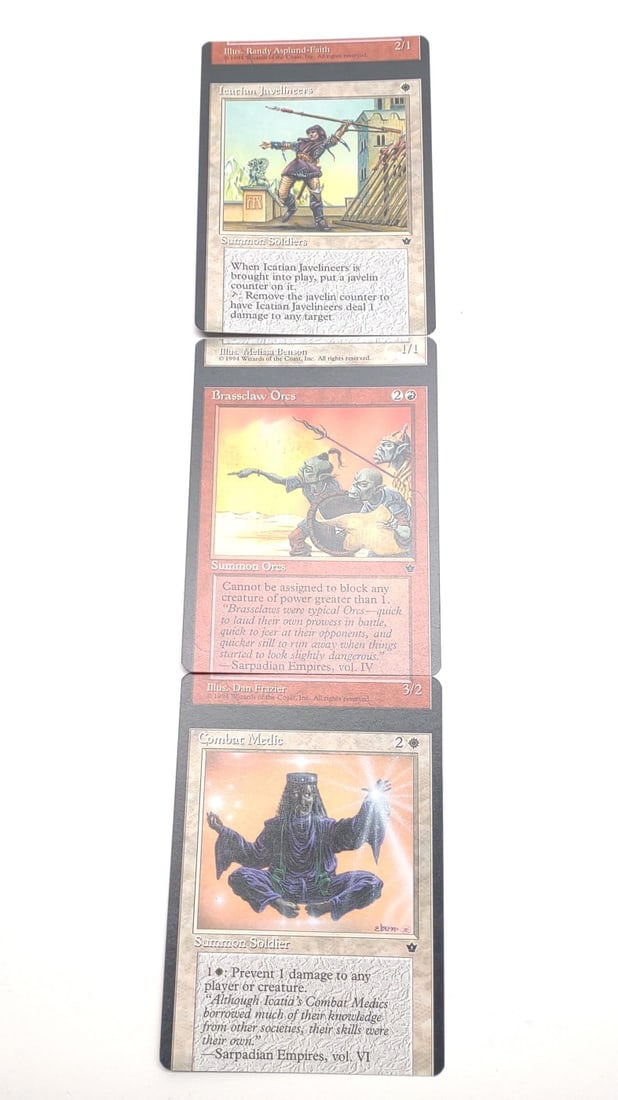 (30) Miscut Sequential MTG Fallen Empires Cards - 6