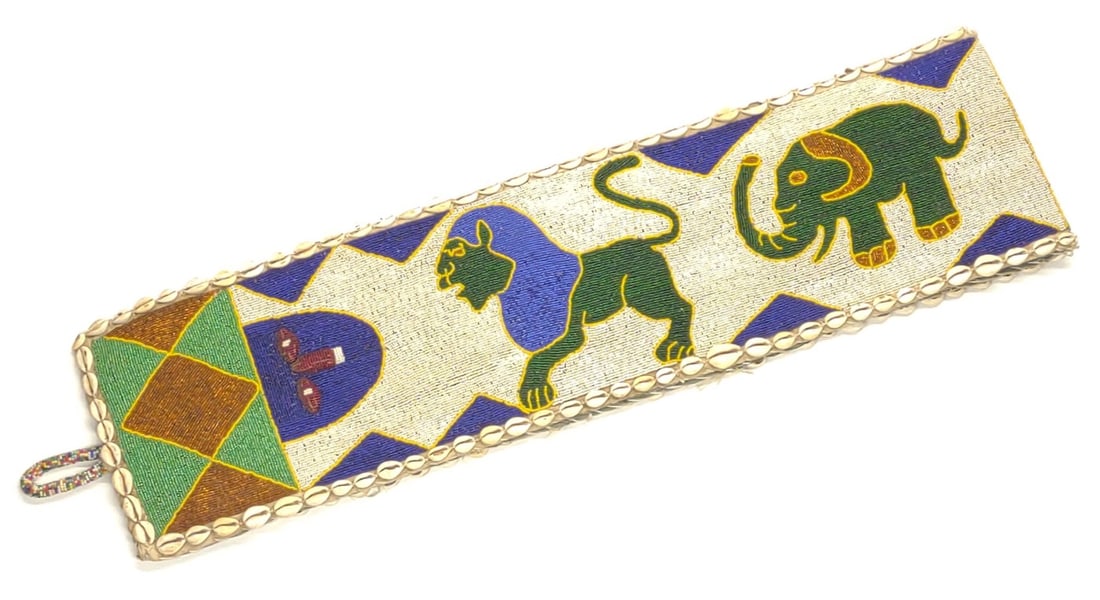 African Nigerian Yoruba Beaded Sash (20th C.) (1 of 7)