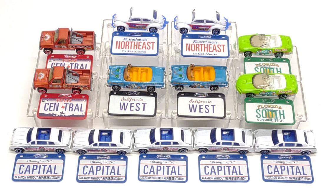 13 Matchbox Across America Mail-in Ed. Toy Cars (1 of 9)