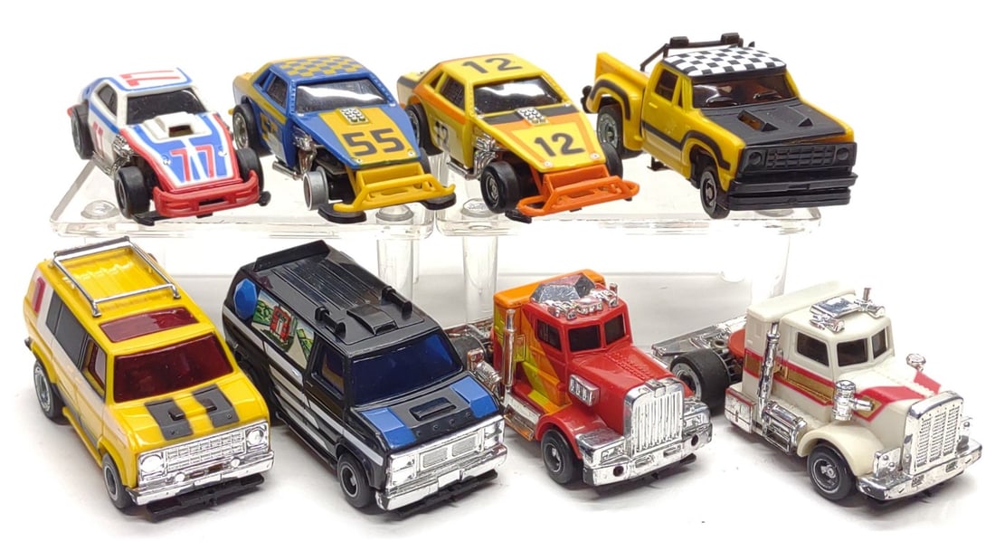 8 Vintage TCR HO Slot Cars (1 of 13)