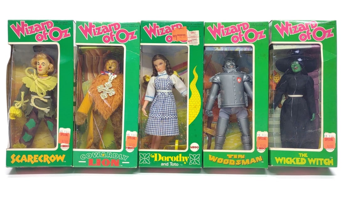 (5) 1974 Mego Wizard Of Oz Action Figures w/ Boxes (1 of 10)