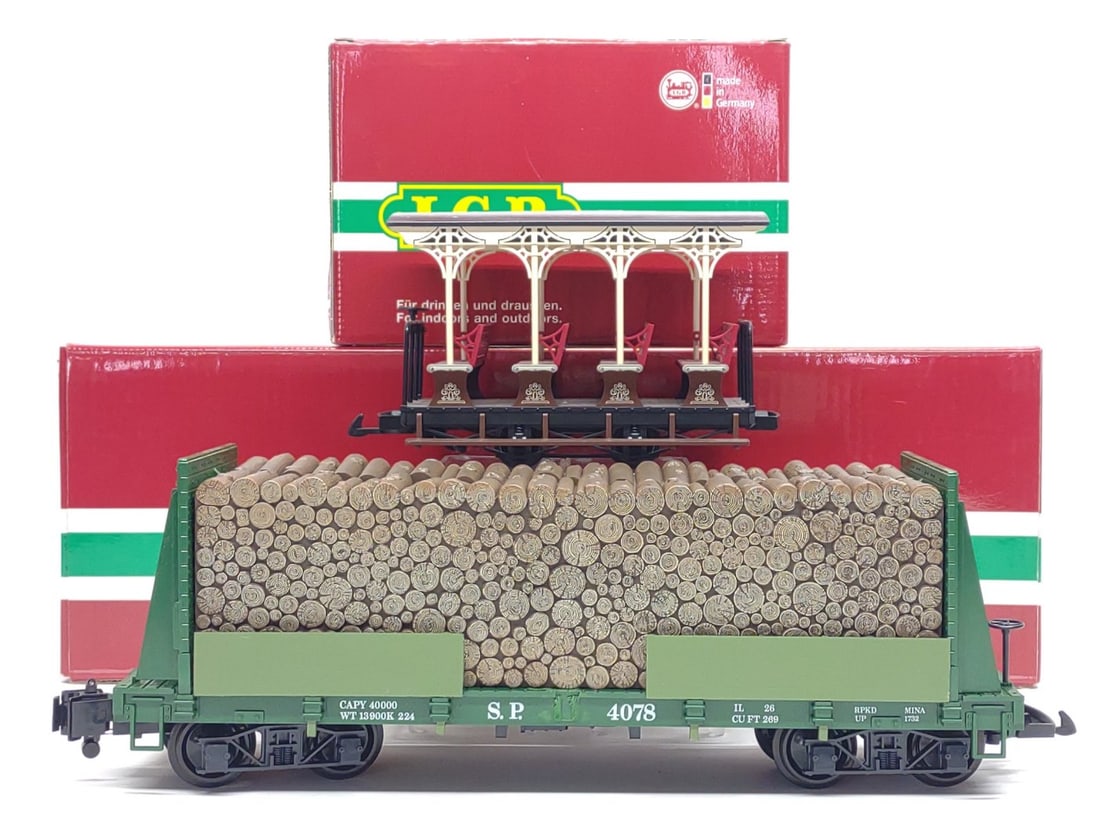 2 LGB G Scale Train Cars w/ Boxes (4078 & 31430) (1 of 15)