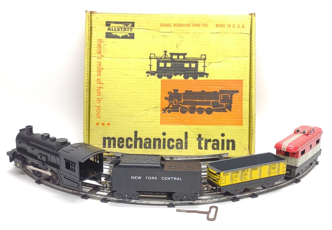 Marx Allstate Mechanical Train Set 9740 w/ Box (1 of 12)