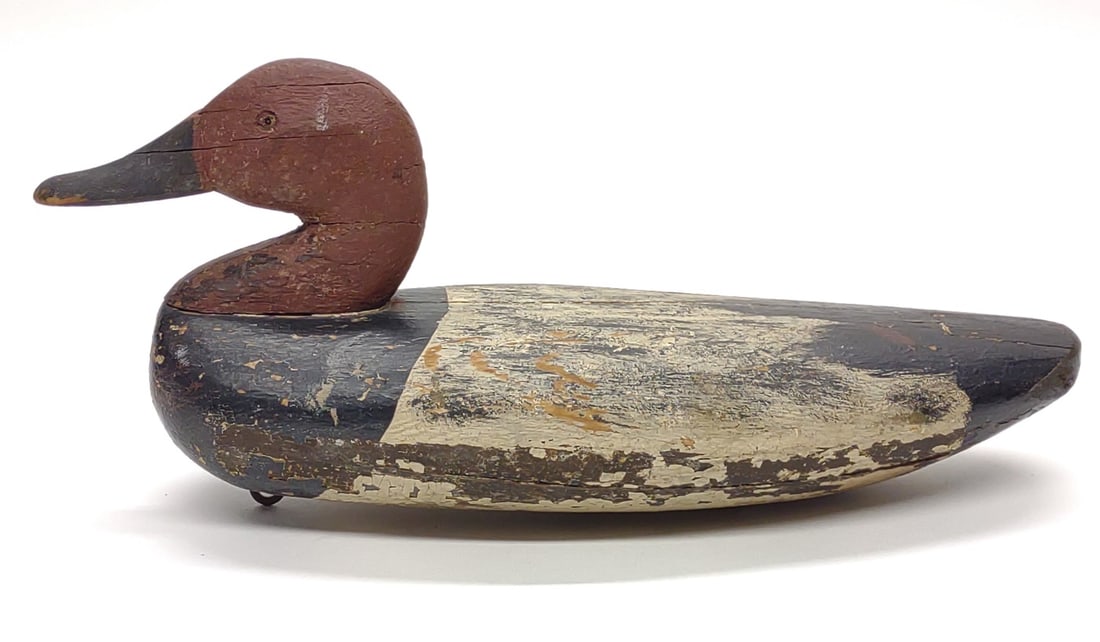 Virginia Working Canvasback Drake Duck Decoy (1 of 6)