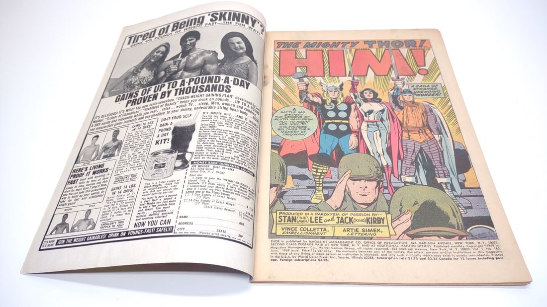 Thor #165 Marvel Comic Book - 5