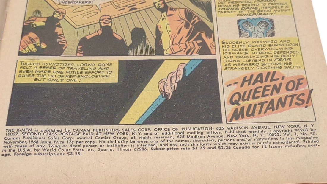 X-Men #50 Marvel Comic Book - 6