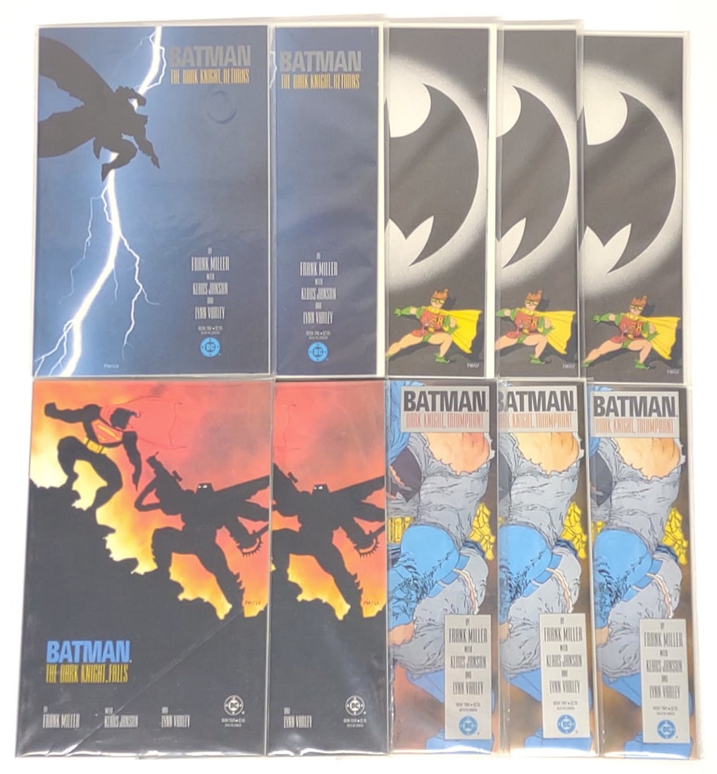 (10) 1986 Batman The Dark Knight Comic Books (1 of 9)