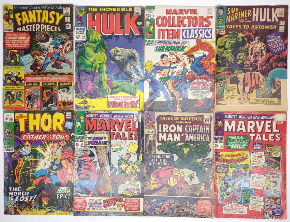 (8) Marvel Comics Silver Age Comic Books (1 of 14)