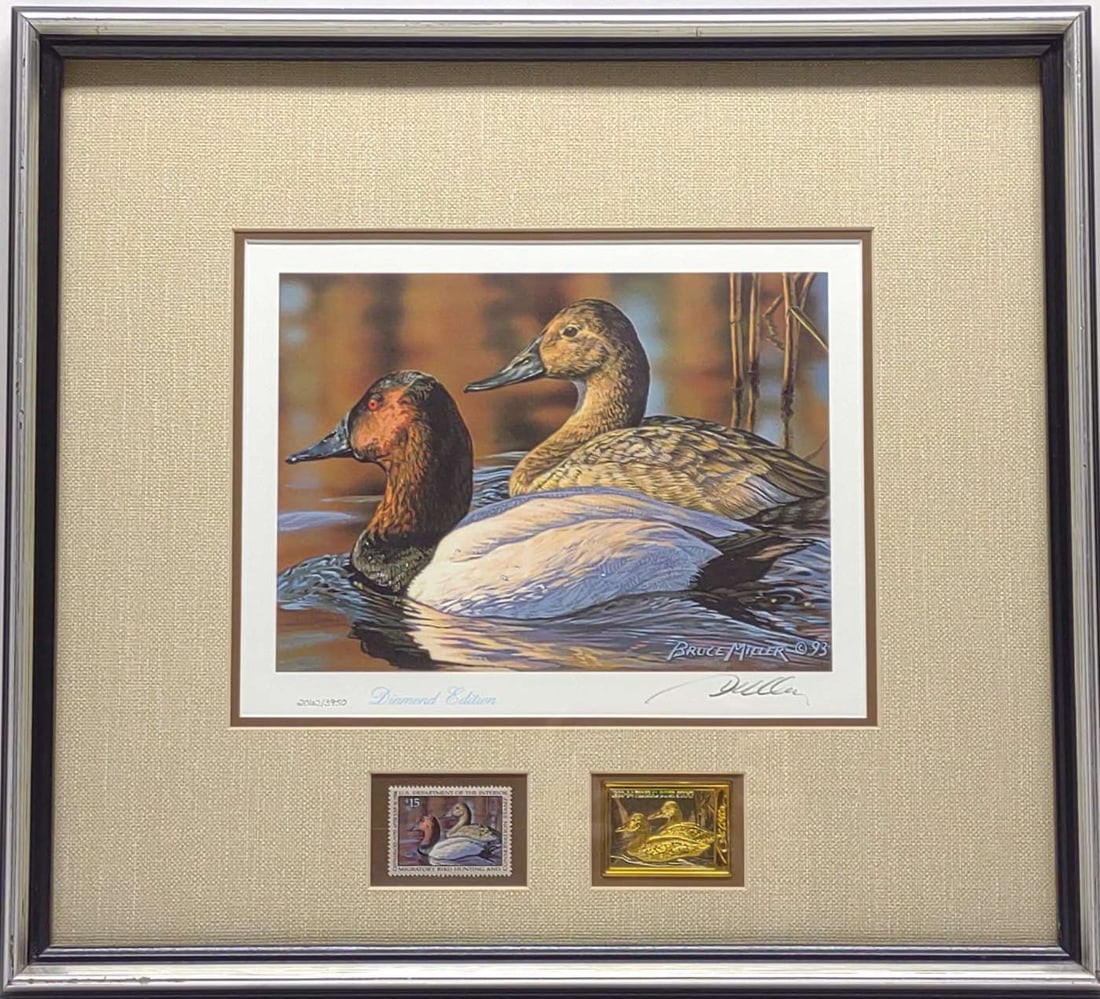 Bruce Miller Signed Diamond Ed. Federal Duck Stamp (1 of 8)