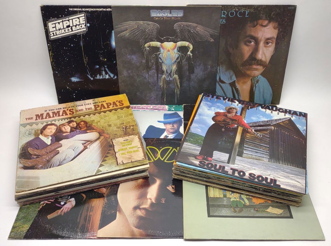 34 Classic Rock Vinyl Record Albums (1 of 7)