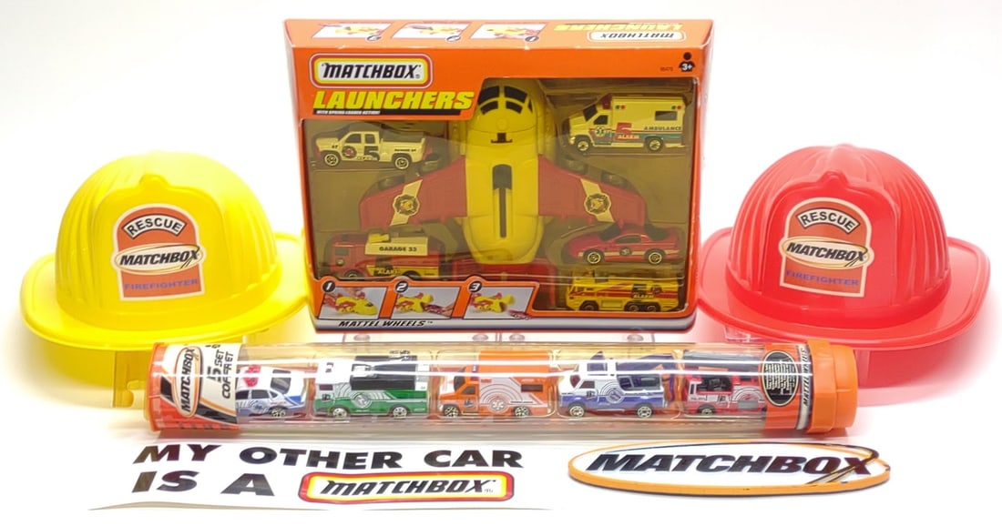 Pre-Production Matchbox Car Sets & Fire Helmets (1 of 11)
