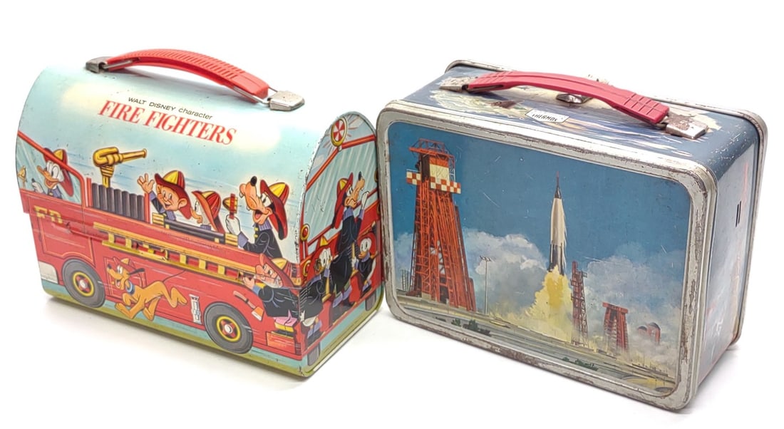 Vintage 1960s Disney and NASA Tin Lunch Boxes (1 of 14)
