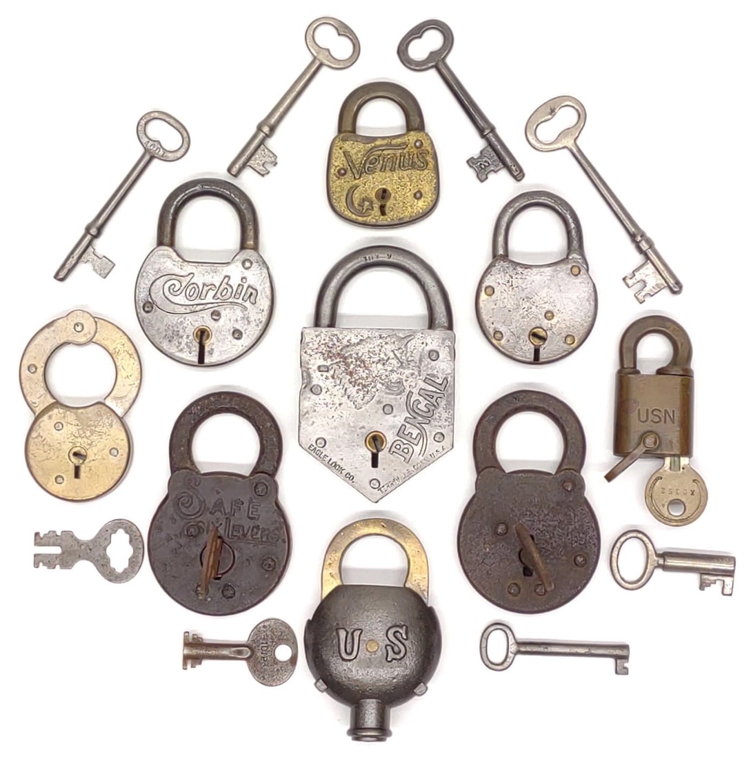 Antique Locks & Skeleton Keys (1 of 6)
