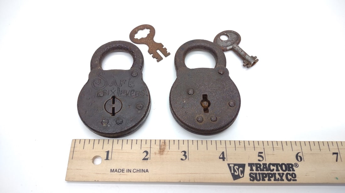 Antique Locks & Skeleton Keys - 3
