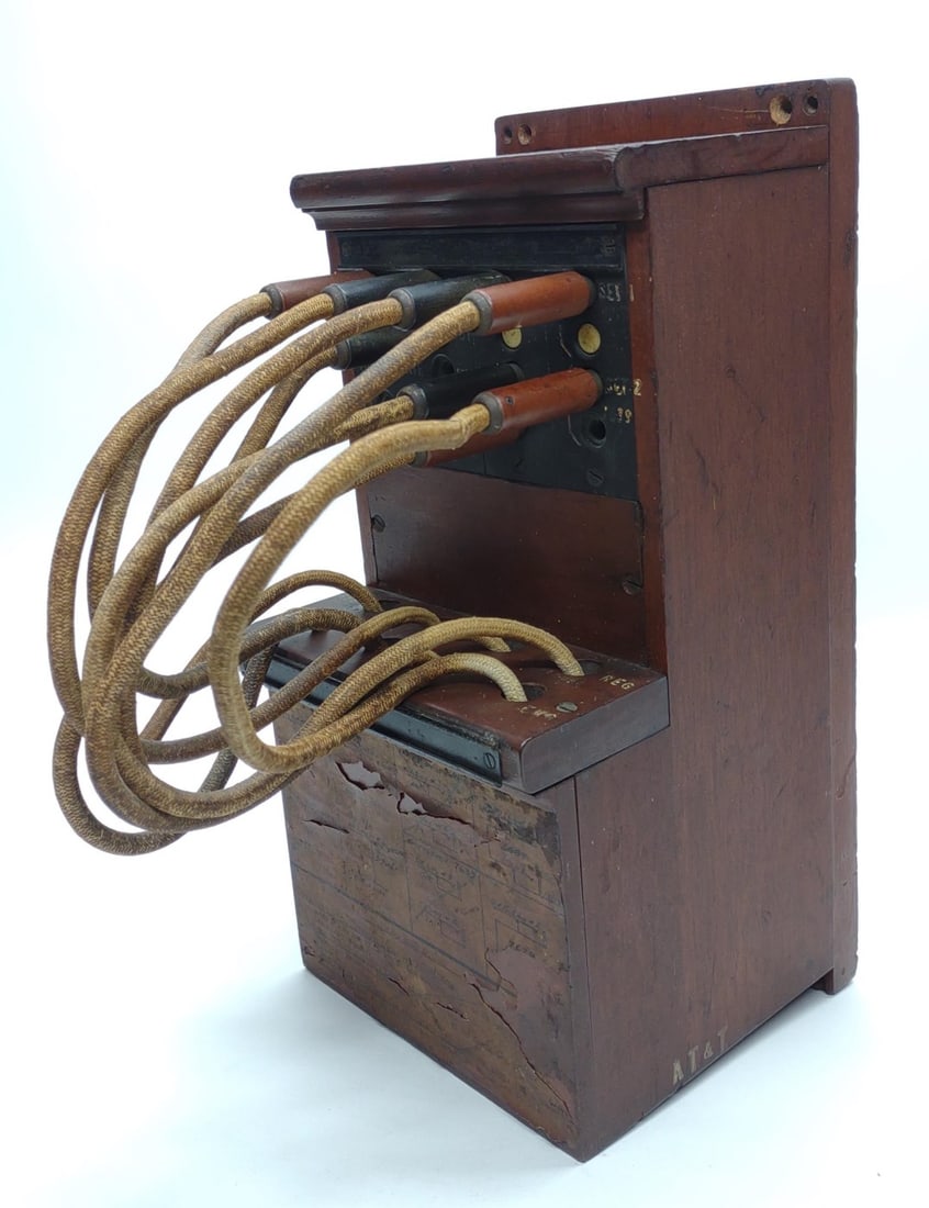 Antique Telephone Switchboard / Patch Box (1 of 8)